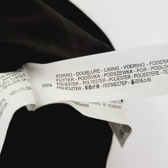 Zara Trafalduc Bodycon Dress Stretch Ruffle Cocktail Black S - Picture 6 of 13